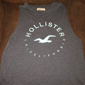 Grey Hollister cut off tank